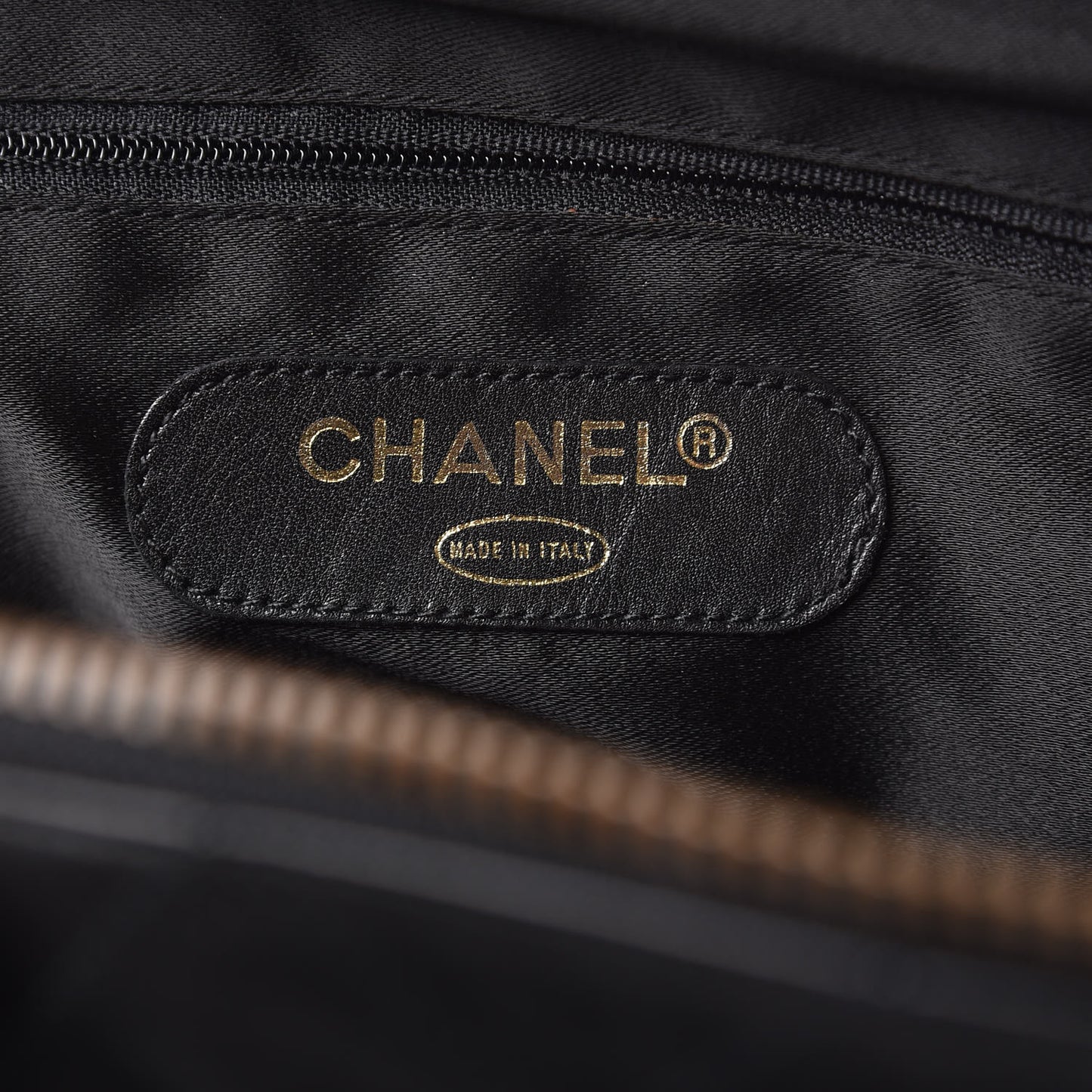 Calfskin Stitched Duffel Bag Black
