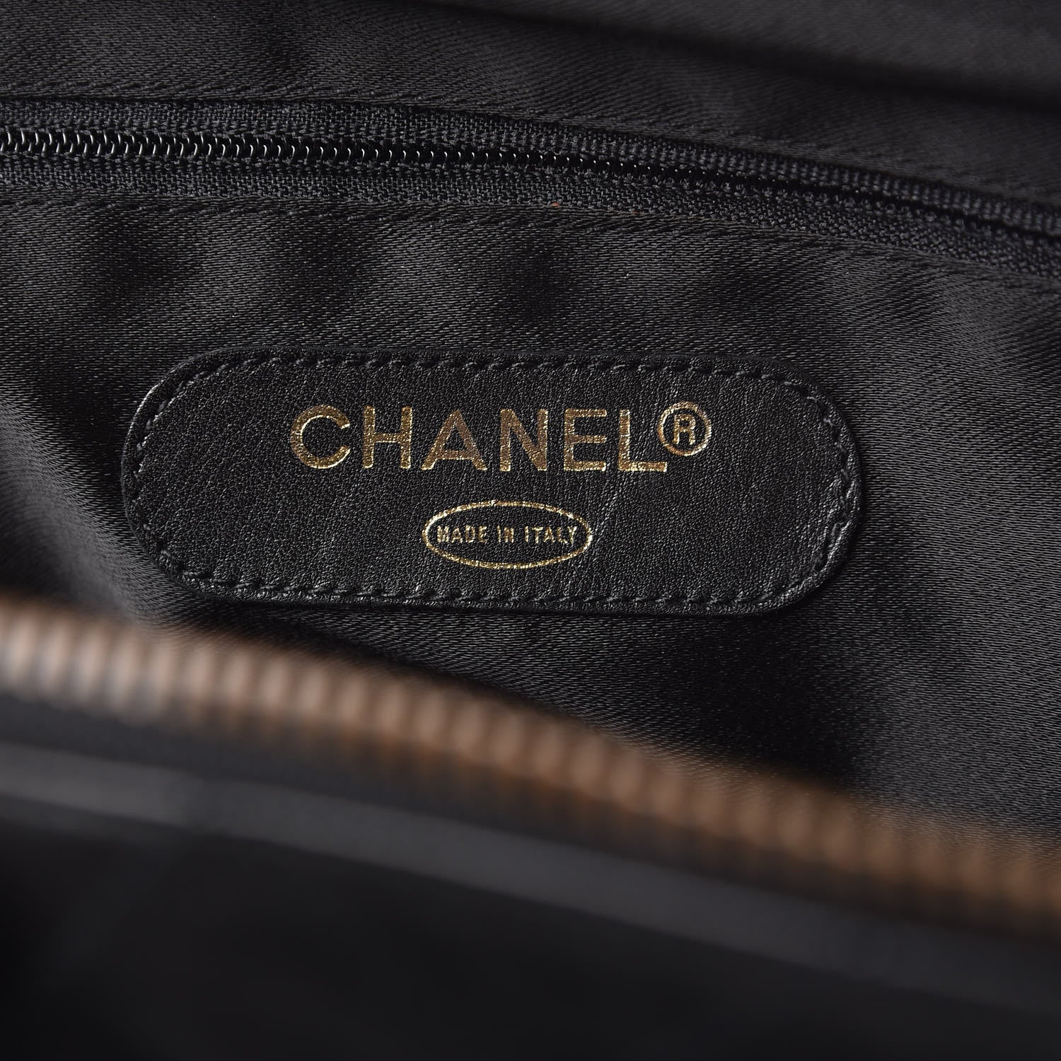 Chanel Calfskin Stitched Duffel Bag Black 5 of 12