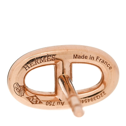 Hermes 18K Rose Gold TPM Farandole Stud Earrings 4 of 5