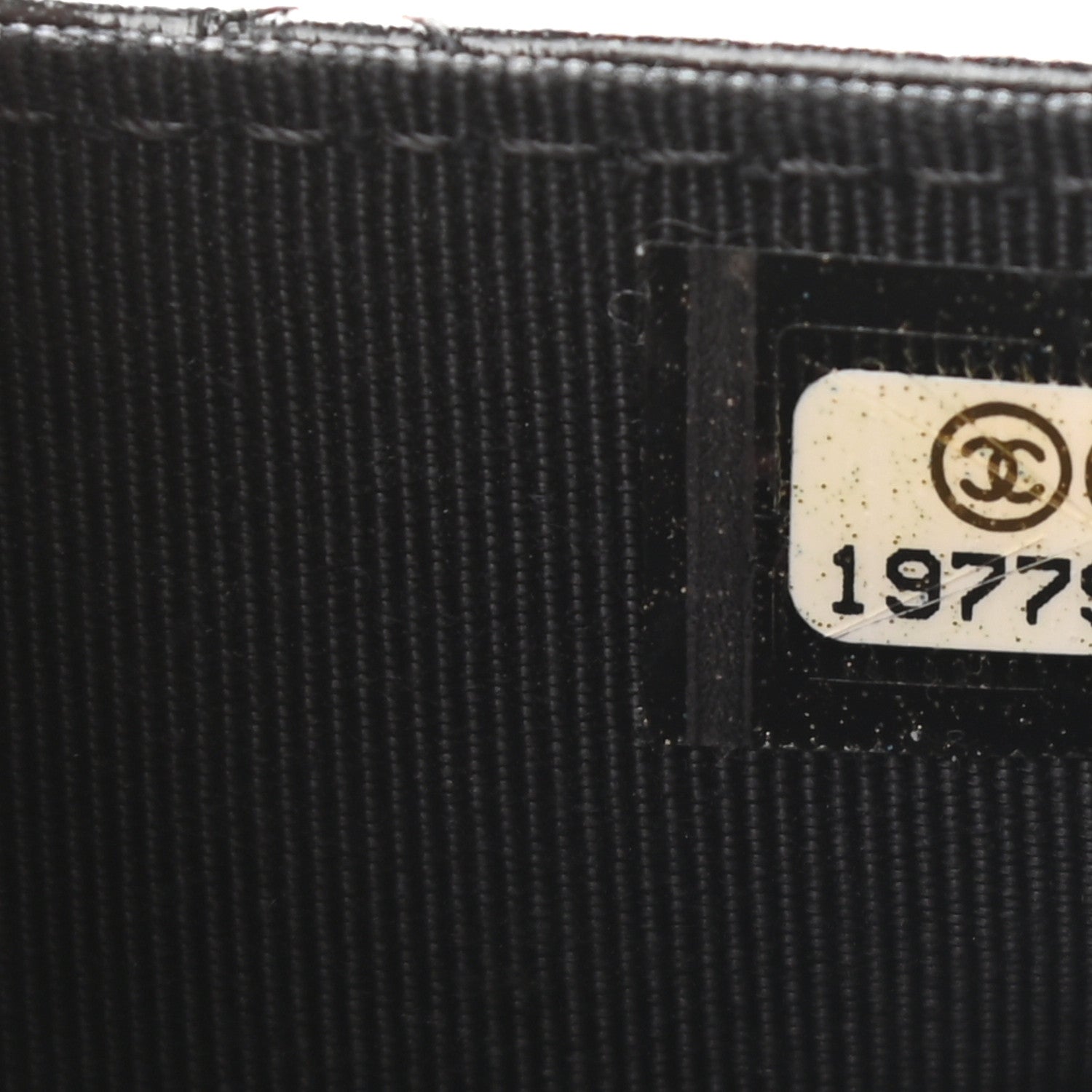 Chanel Glazed Aged Calfskin Reissue Wallet On Chain WOC Black 9 of 12