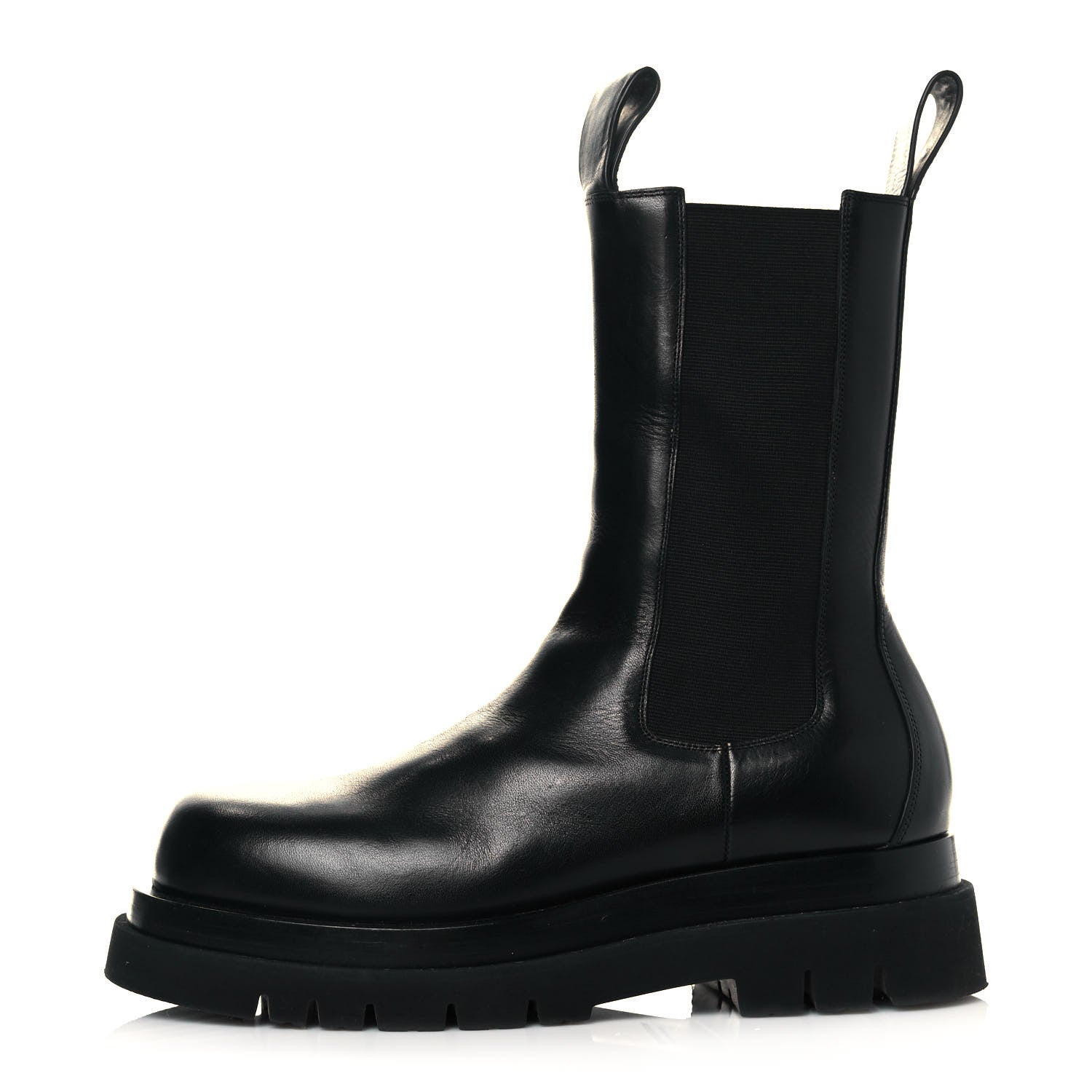 Bottega Veneta Calfskin The Lug Chelsea 55mm Boots 40 Black 1 of 10