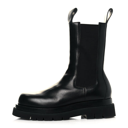 Bottega Veneta Calfskin The Lug Chelsea 55mm Boots 40 Black 1 of 10