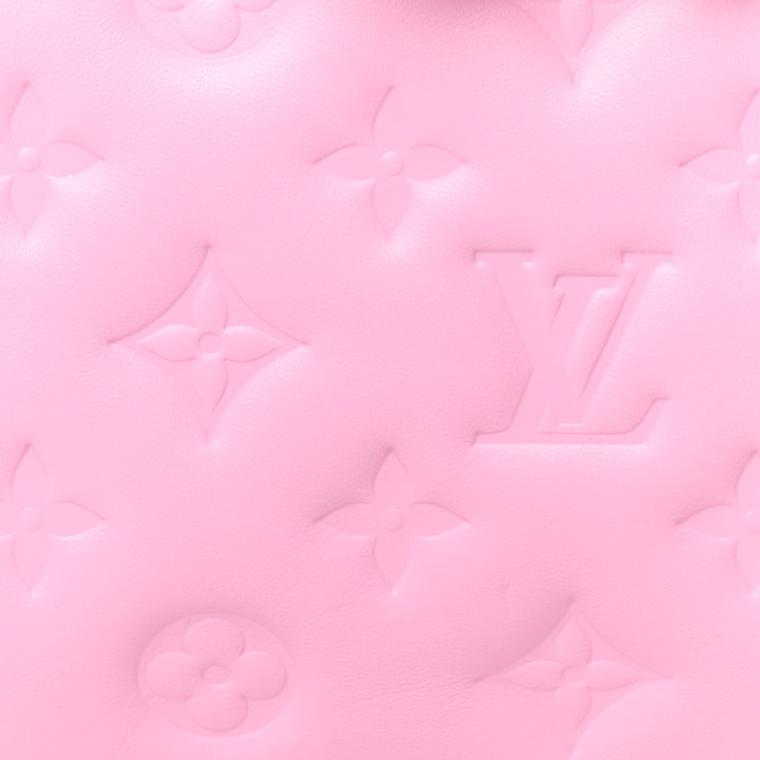 Louis Vuitton Lambskin Embossed Monogram Coussin PM Rose Bonbon 10 of 12