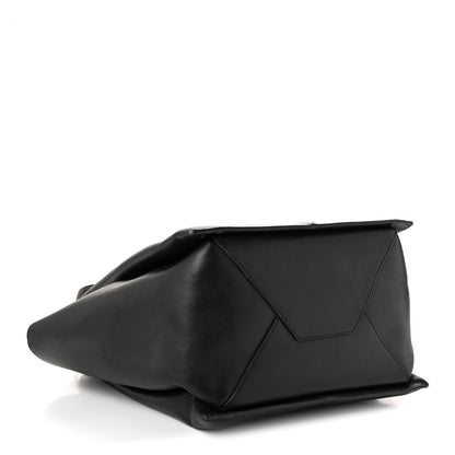 Celine Supple Natural Calfskin Vertical Tri-Fold Bag Black 4 of 13