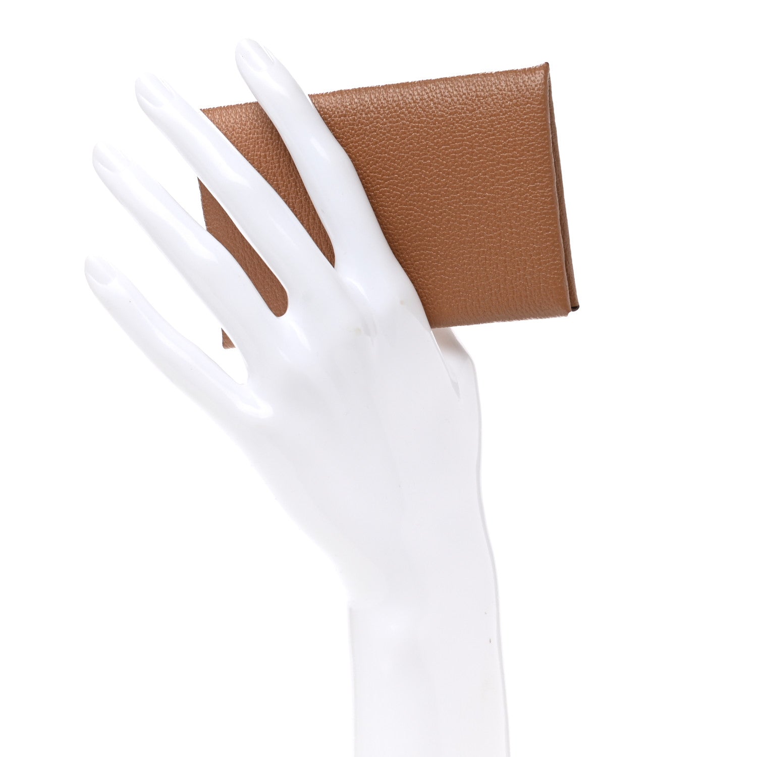 Hermes Chevre Mysore Calvi Card Case Quebracho 2 of 8