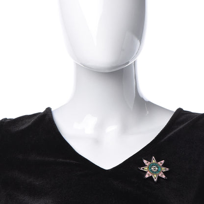 Chanel Resin CC Star Brooch Multicolor 2 of 6