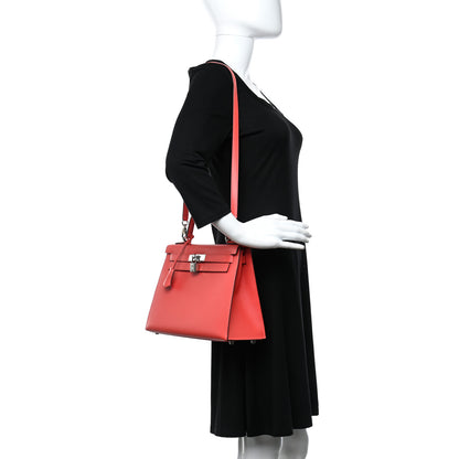 Hermes Epsom Kelly Sellier 28 Rose Jaipur 2 of 13