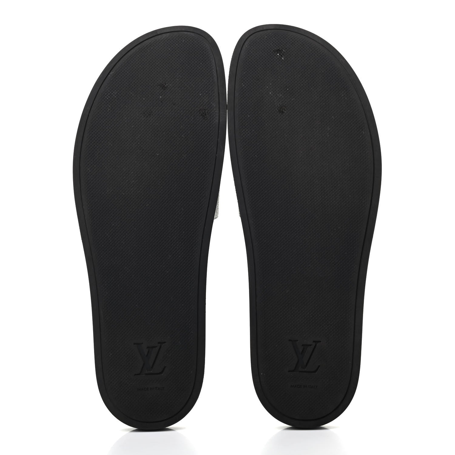 Louis Vuitton Rubber Monogram Mens Waterfront Mules 11 Macassar 5 of 7
