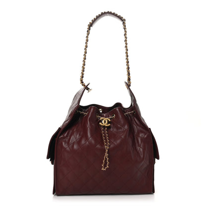 Chanel Caviar Quilted Medium Chanel 25 Handbag Burgundy 1 of 11