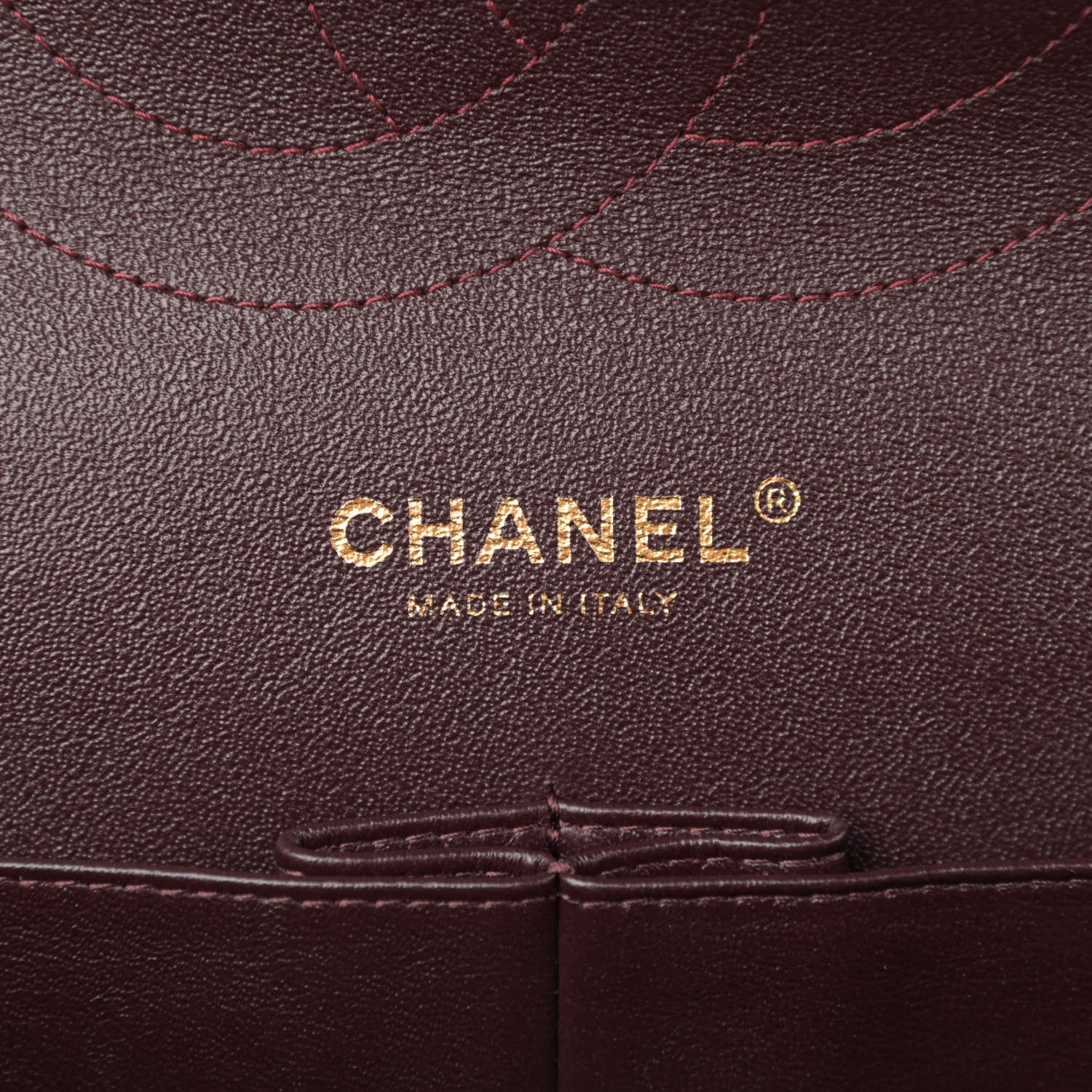Chanel Lambskin Quilted Jumbo Double Flap Burgundy 6 of 11