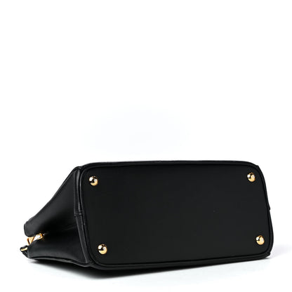 Prada Saffiano Small Galleria Double Zip Tote Black 3 of 17