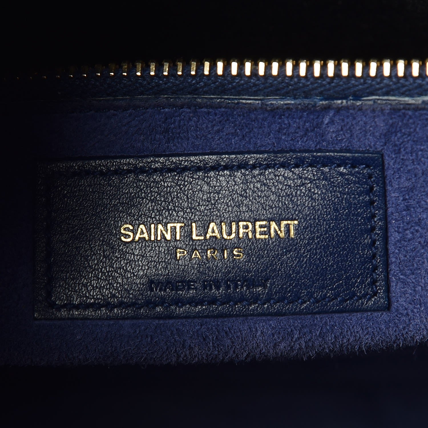 Saint Laurent Calfskin Large Sac De Jour Carryall Blue 7 of 9