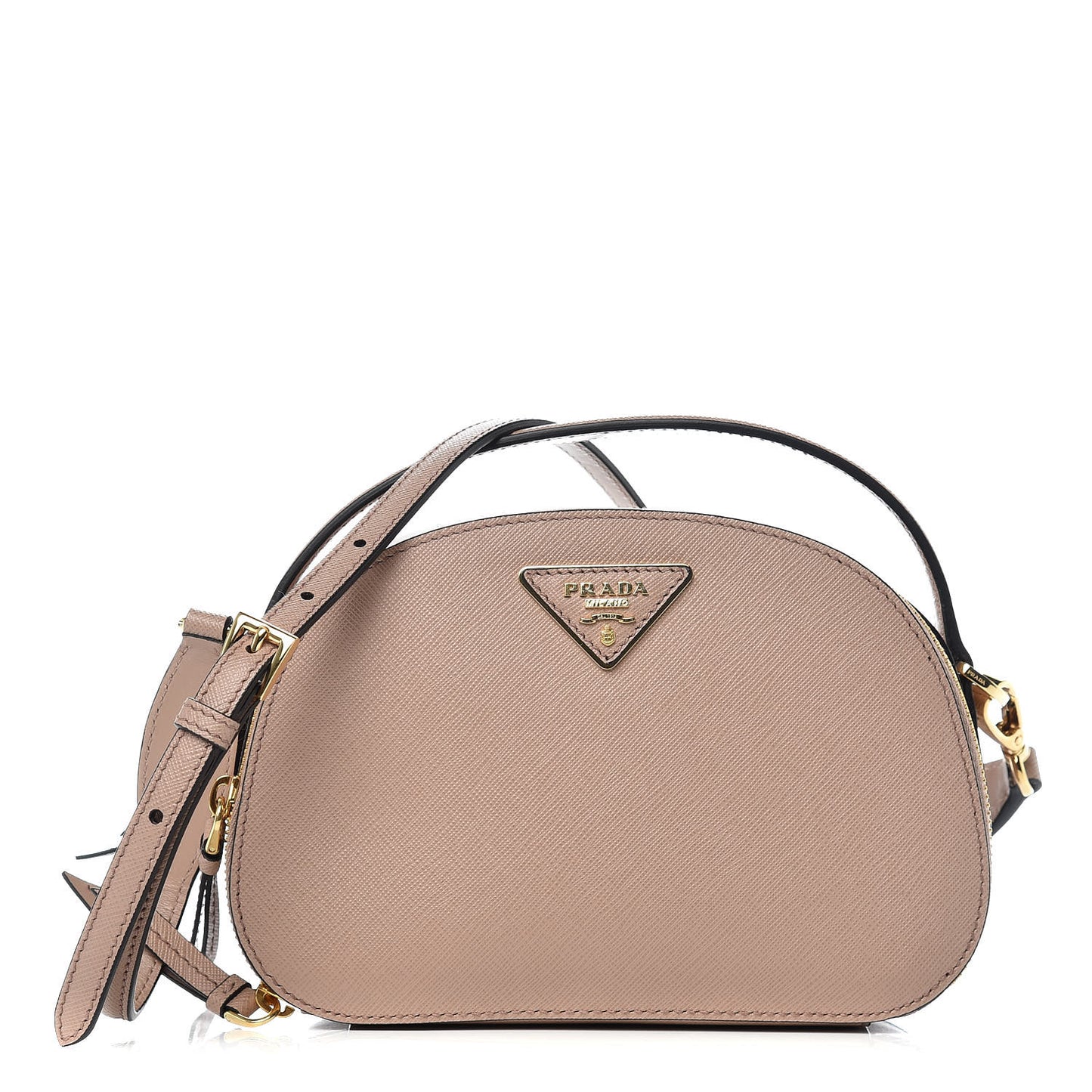 Saffiano Lux Odette Crossbody Cipria