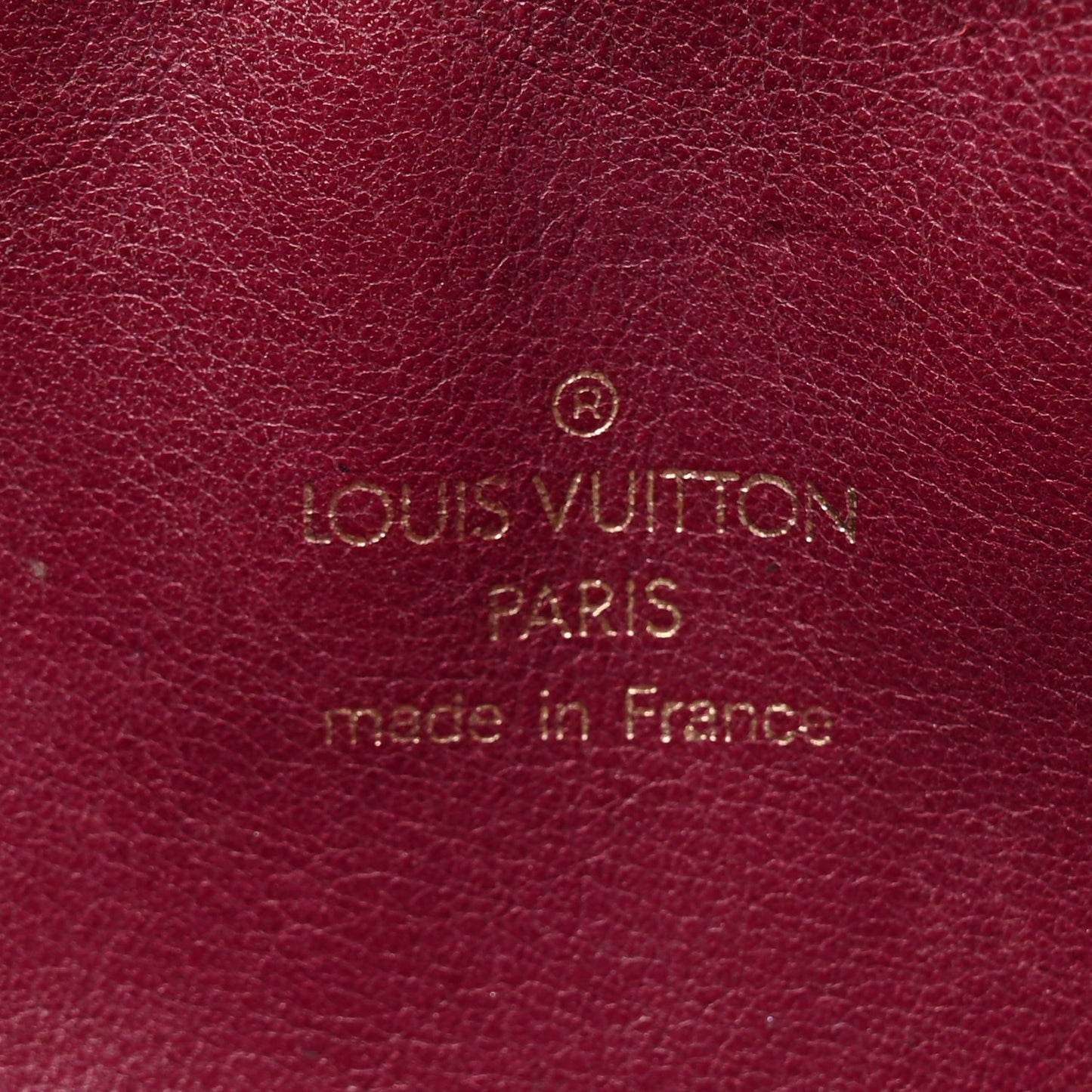 Monogram Charms Pochette Accessories Bag Fuchsia