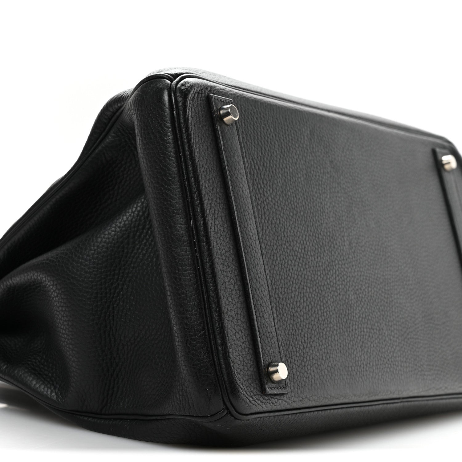 Hermes Taurillon Clemence Birkin 40 Black 9 of 11