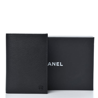 Chanel Goatskin Passport Holder Black 8 of 8