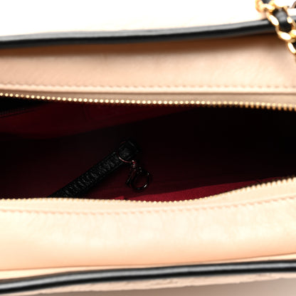 Chanel Aged Calfskin Quilted New Medium Gabrielle Hobo Beige Black 5 of 11