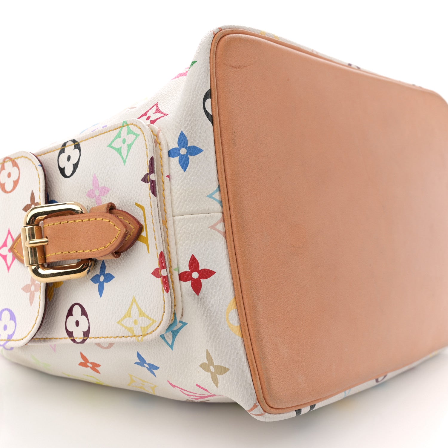Louis Vuitton Monogram Multicolor Petit Noe White 8 of 10
