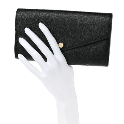 Louis Vuitton Empreinte Sarah Wallet NM Black 2 of 13