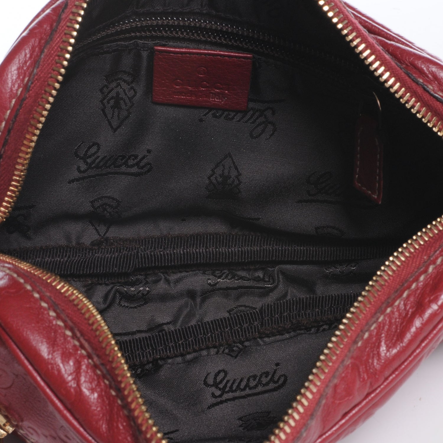 Gucci Guccissima Small Shoulder Bag Cherry 5 of 8