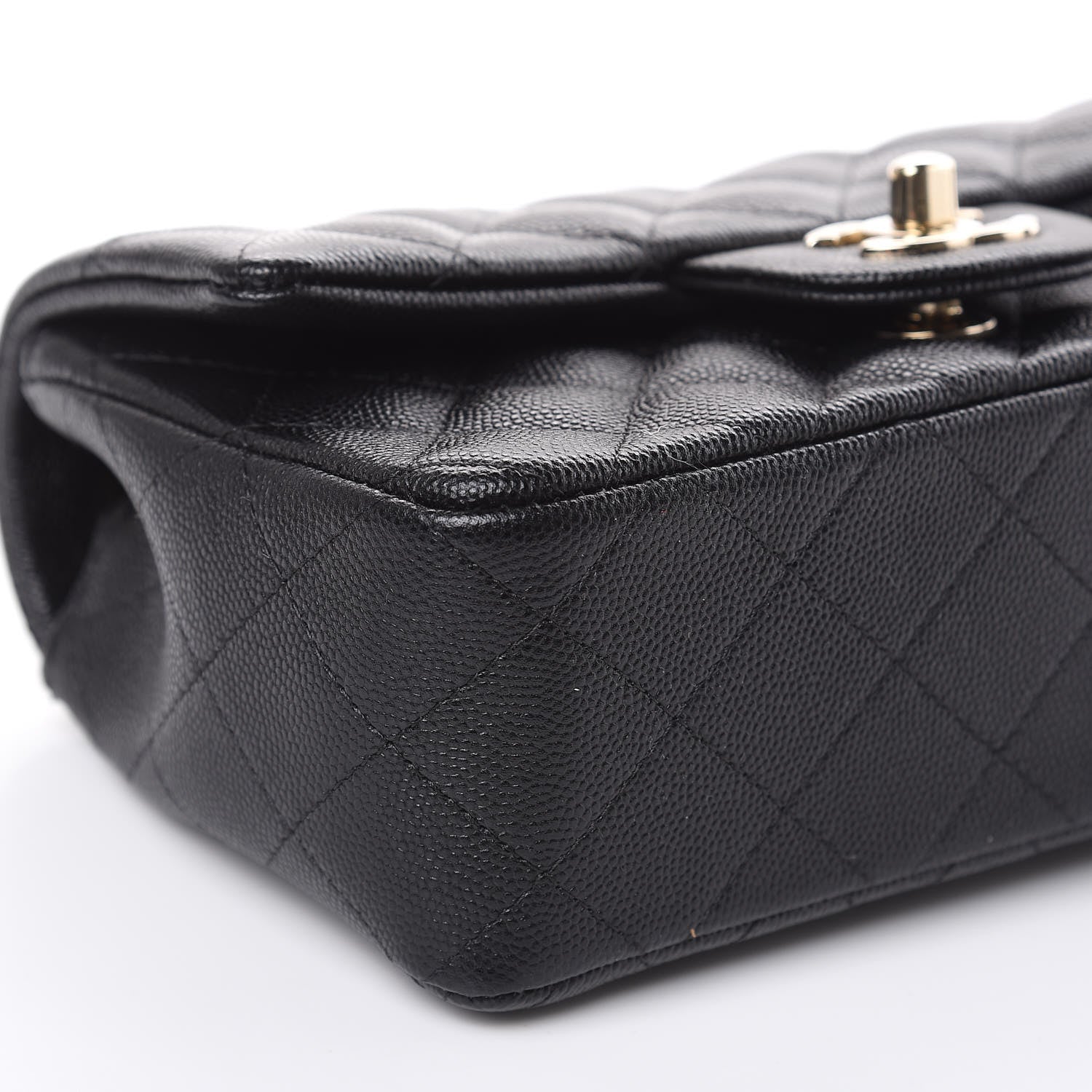 Chanel Caviar Quilted Mini Rectangular Flap Black 8 of 11