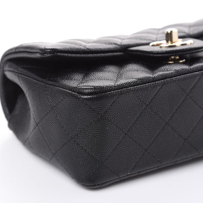 Chanel Caviar Quilted Mini Rectangular Flap Black 8 of 11