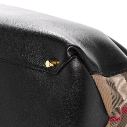 Burberry Smooth Calfskin Medium Sartorial Banner Tote Black 13 of 13