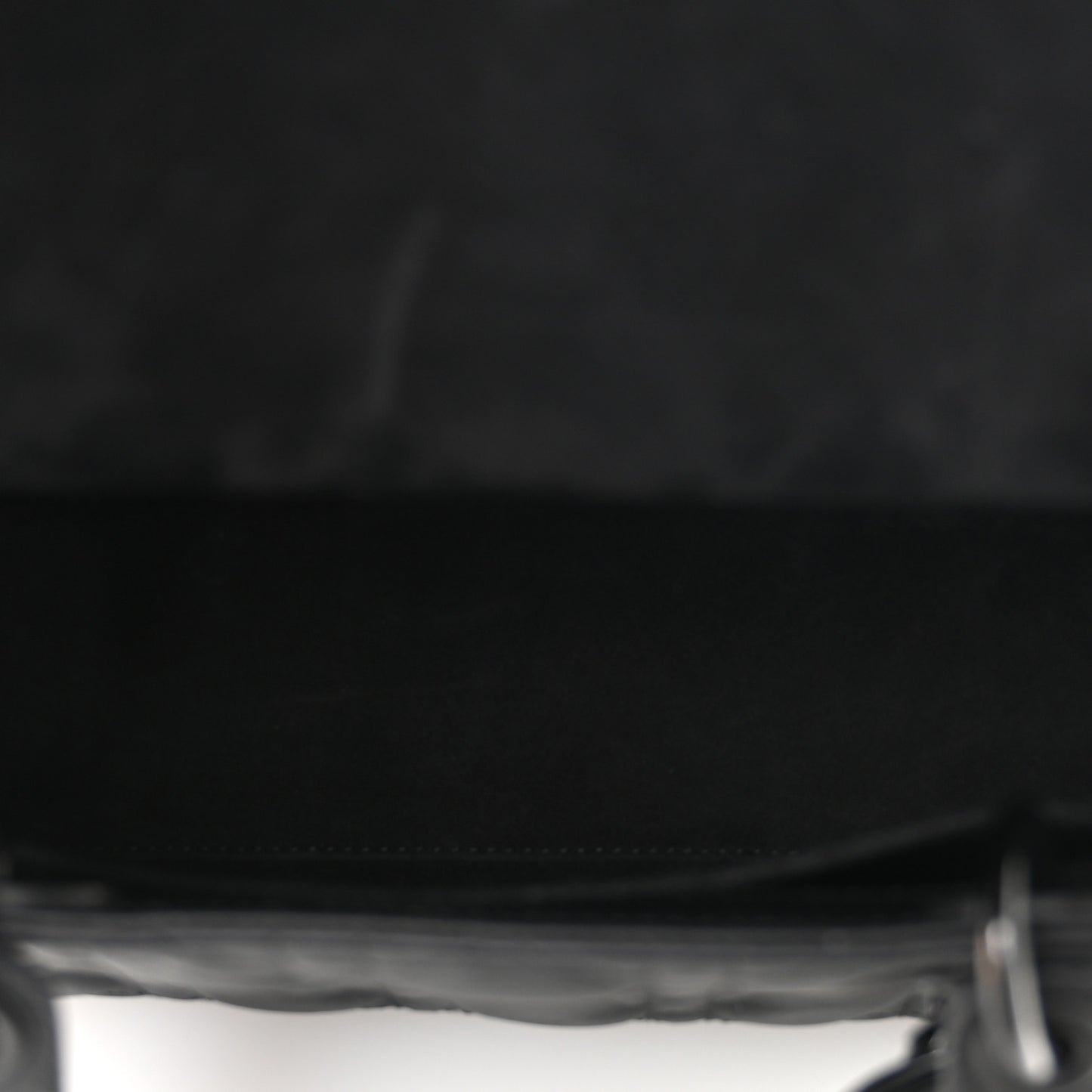 Ultra Matte Calfskin Cannage Medium Lady Dior Black