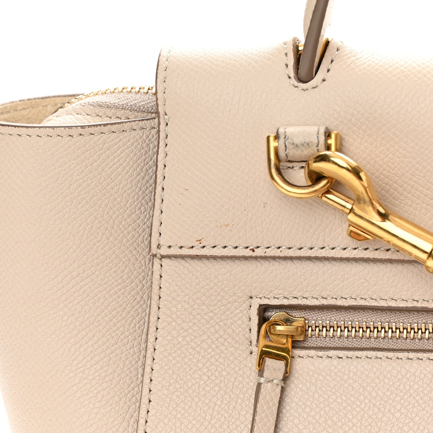 Celine Grained Calfskin Micro Belt Bag Light Taupe 17 of 17