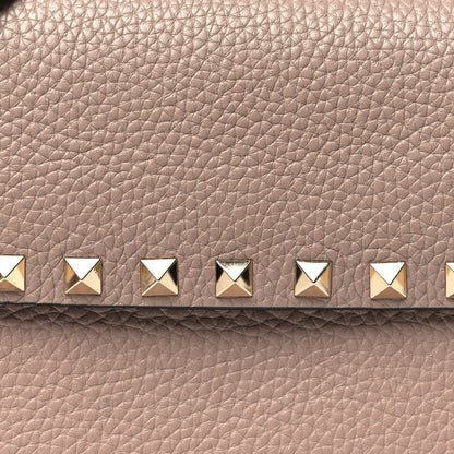 Valentino Garavani Grainy Calfskin Rockstud Crossbody Pouch Poudre 7 of 10