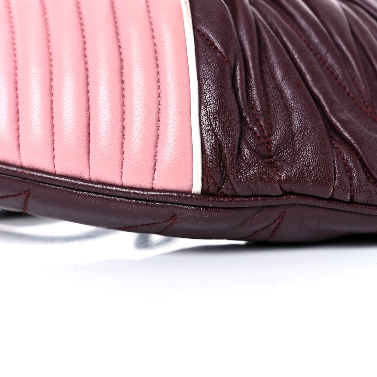 Nappa Matelasse Belt Bag Granato Rosa