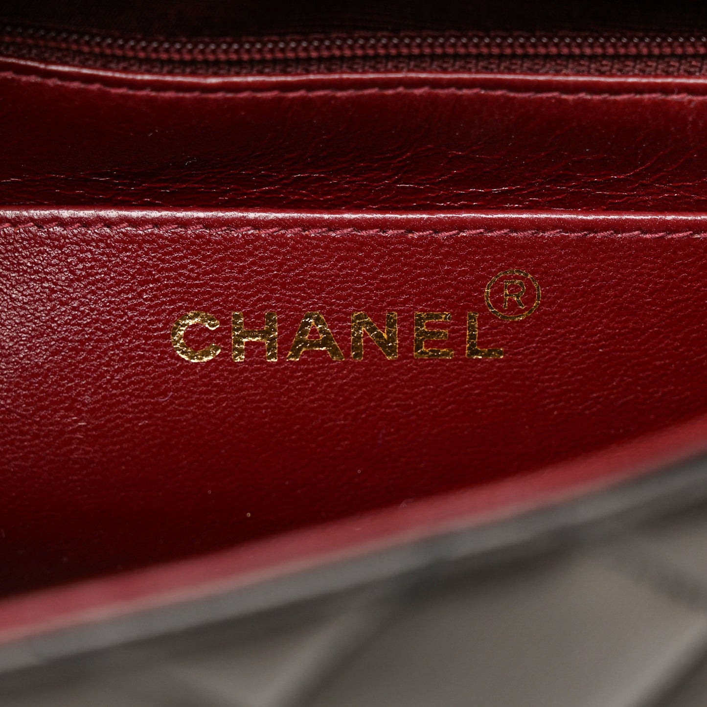 Lambskin Quilted Medium Single Flap Black