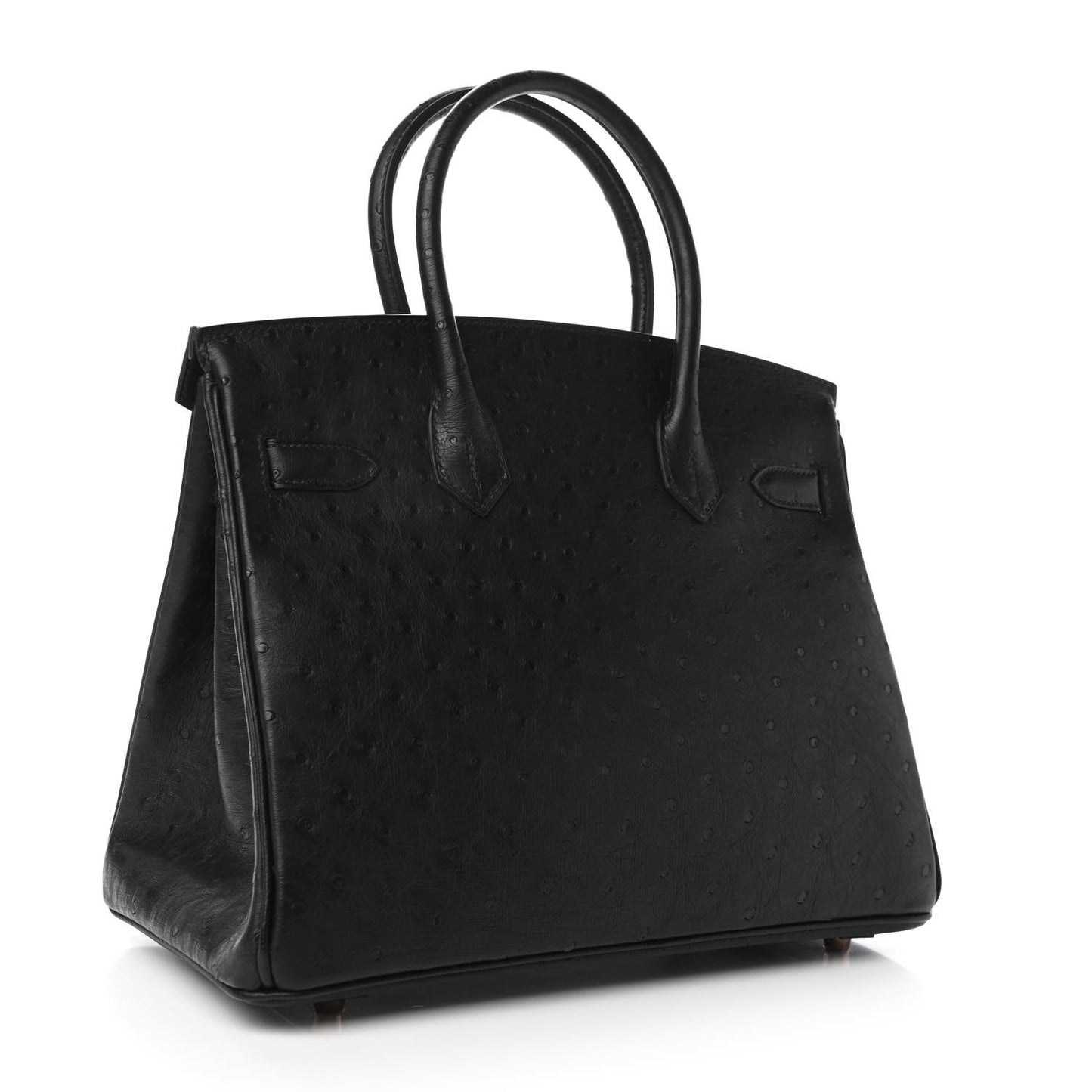 Ostrich Birkin 30 Black