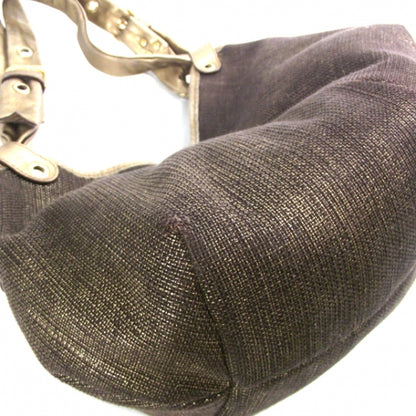 Jimmy Choo Canvas Oracle Hobo Metallic 5 of 9