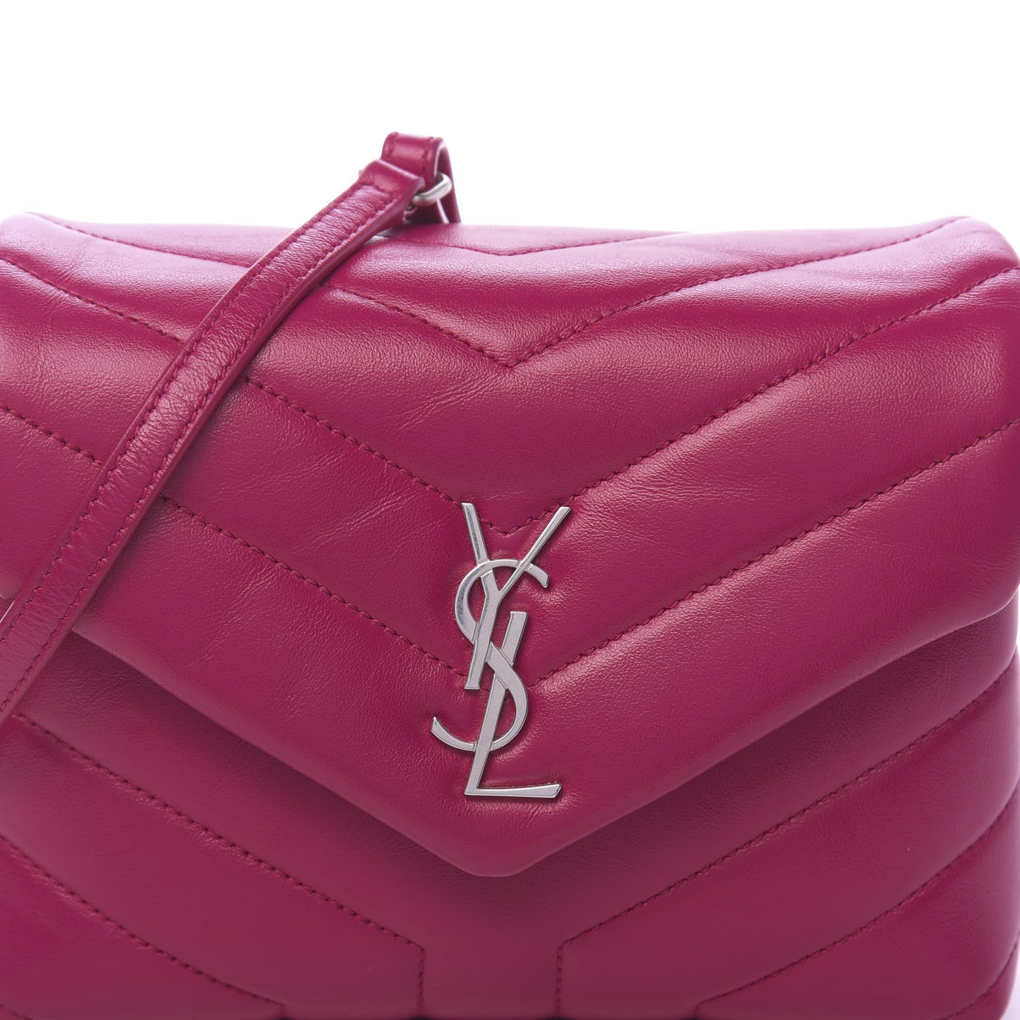 Calfskin Y Quilted Monogram Toy Loulou Crossbody Bag Freesia