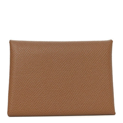 Hermes Epsom Verso Calvi Duo Card Case Alezan Vert Peppermint 1 of 8
