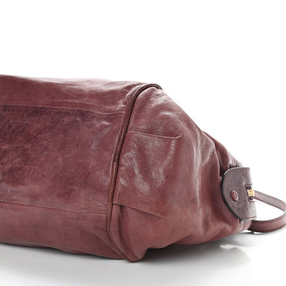 Chloe Tumbled Lambskin Small Ethel Satchel Nutmeg Moka 9 of 9