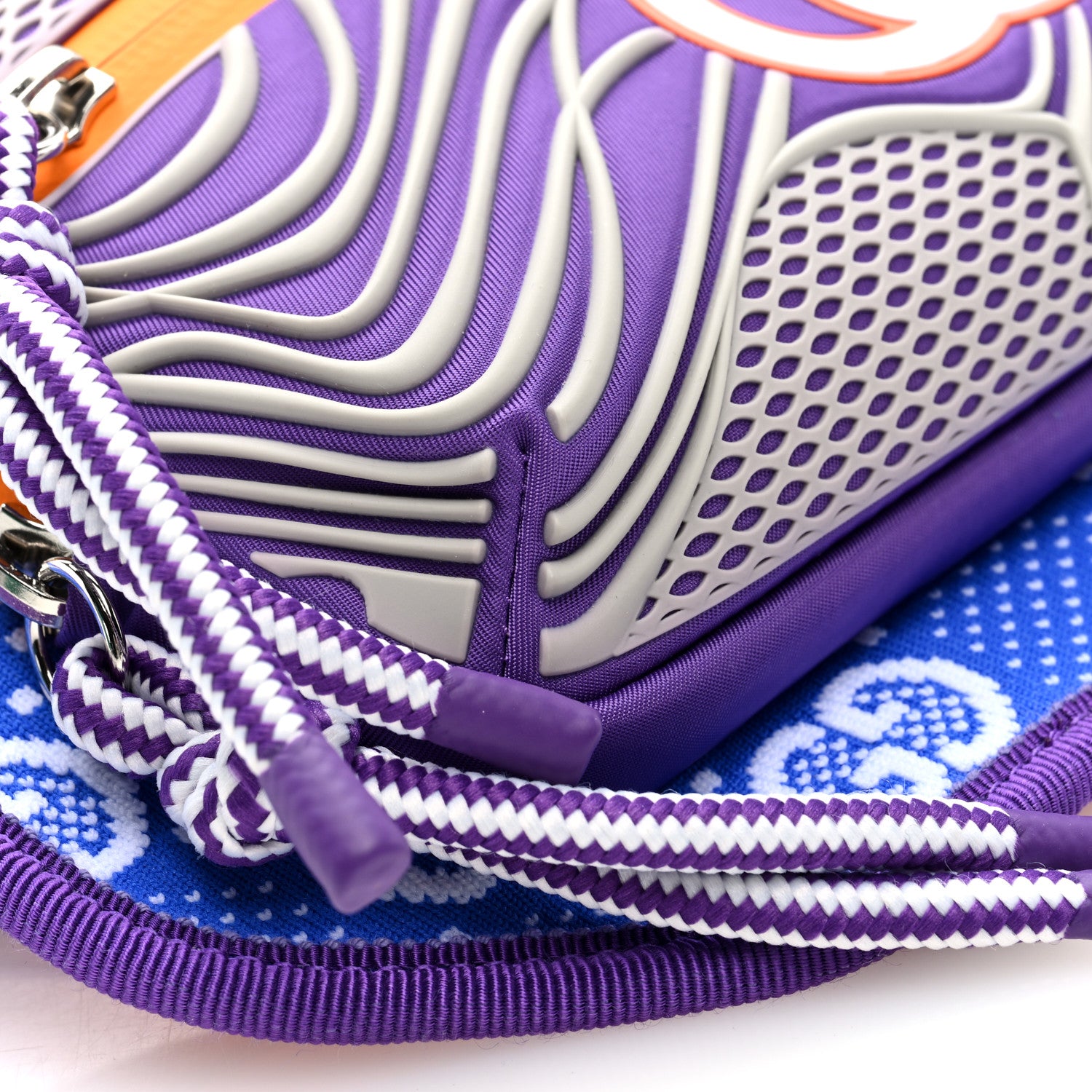 Gucci Jersey GG Monogram All Over Sporty Belt Bag Grey White Multicolor 10 of 11