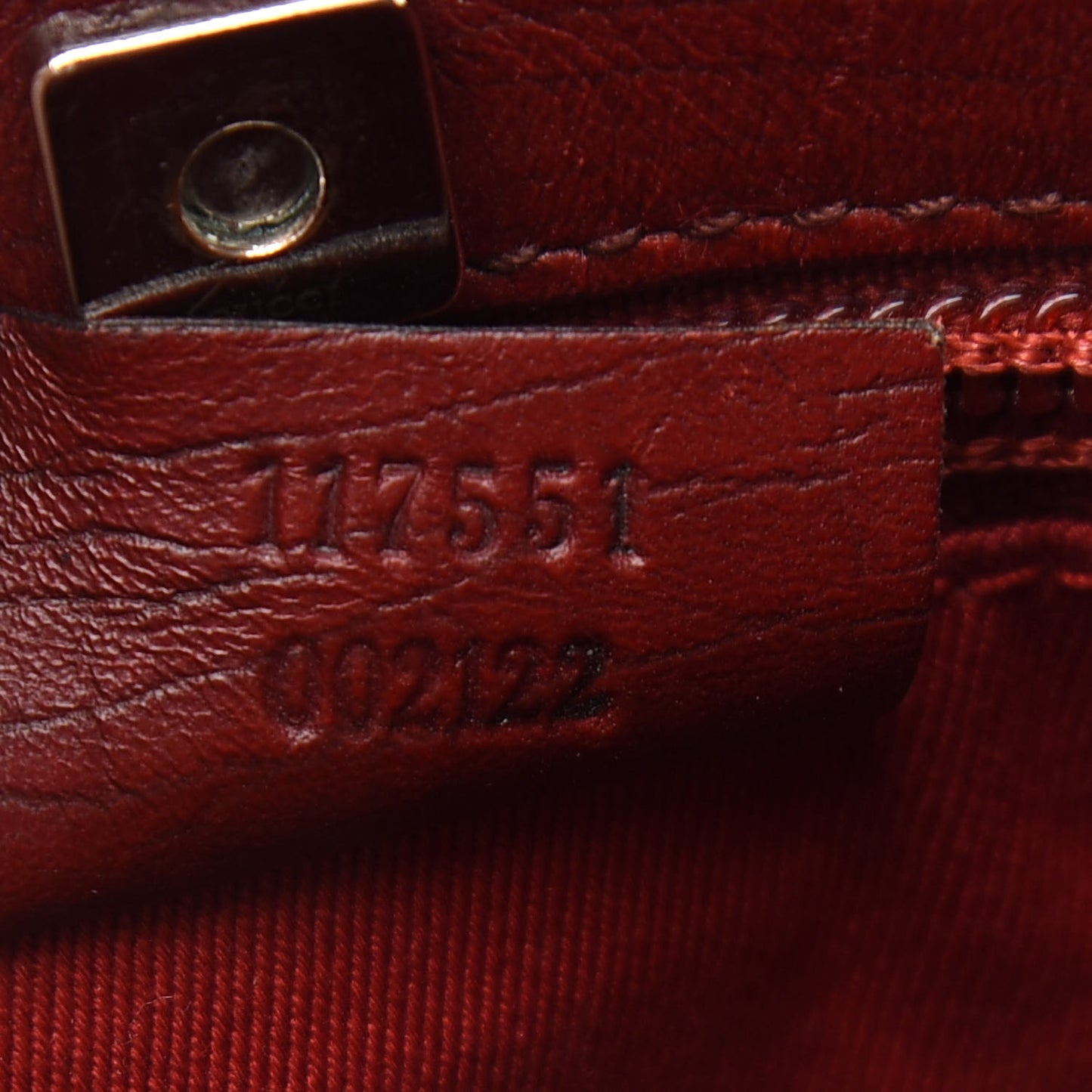 GG Plus Monogram Vertical Tote Red