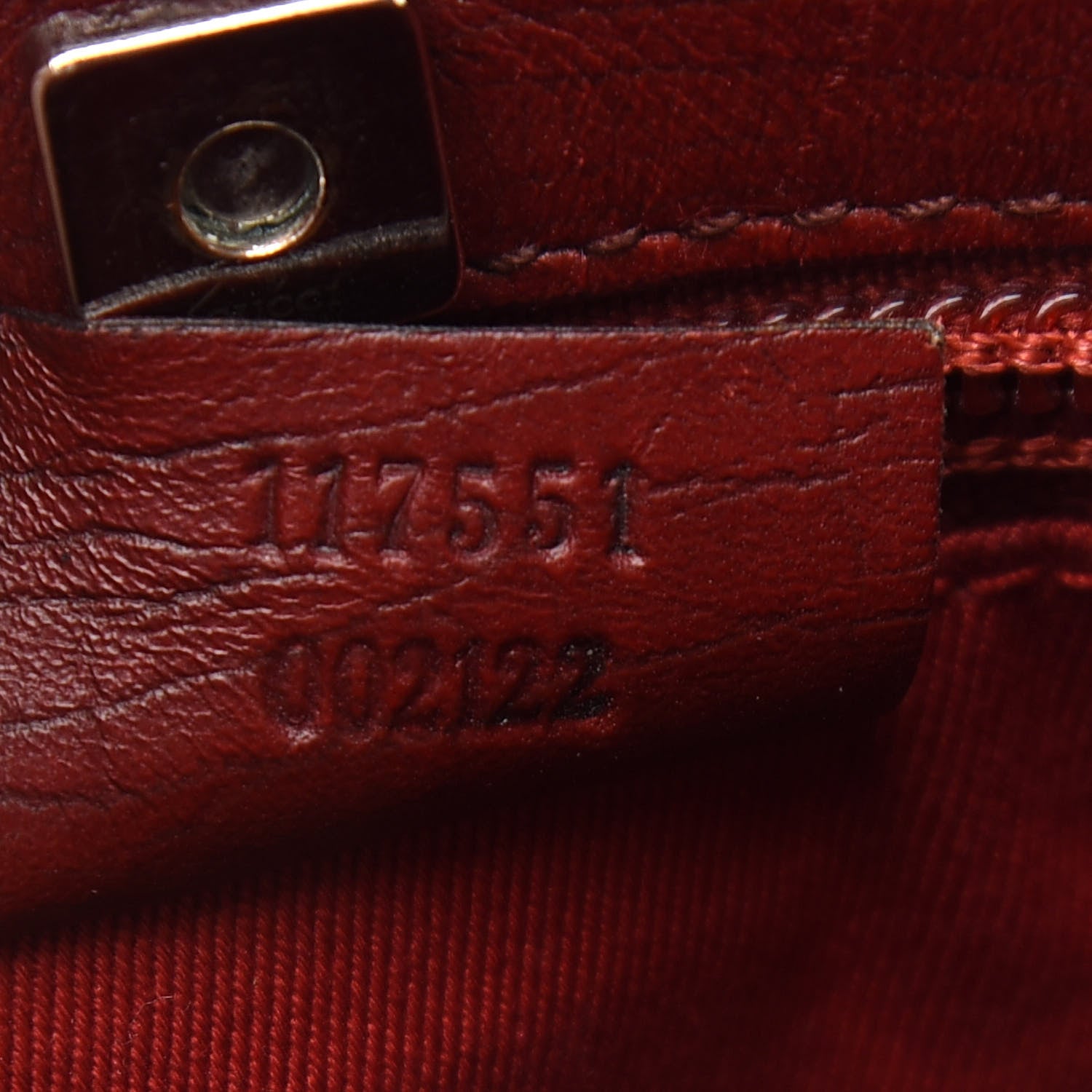 Gucci GG Plus Monogram Vertical Tote Red 7 of 9