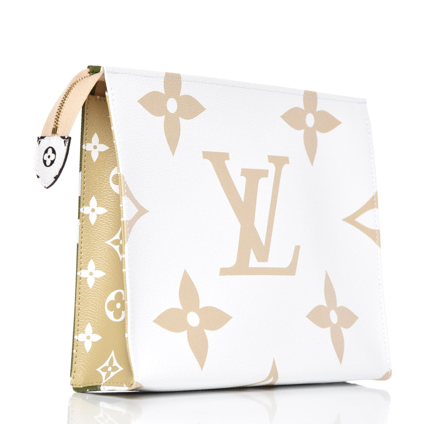 Monogram Giant Toiletry Pouch 26 Kaki