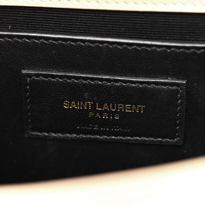 Saint Laurent Grain De Poudre Small Monogram Kate Satchel Nude Powder 6 of 16