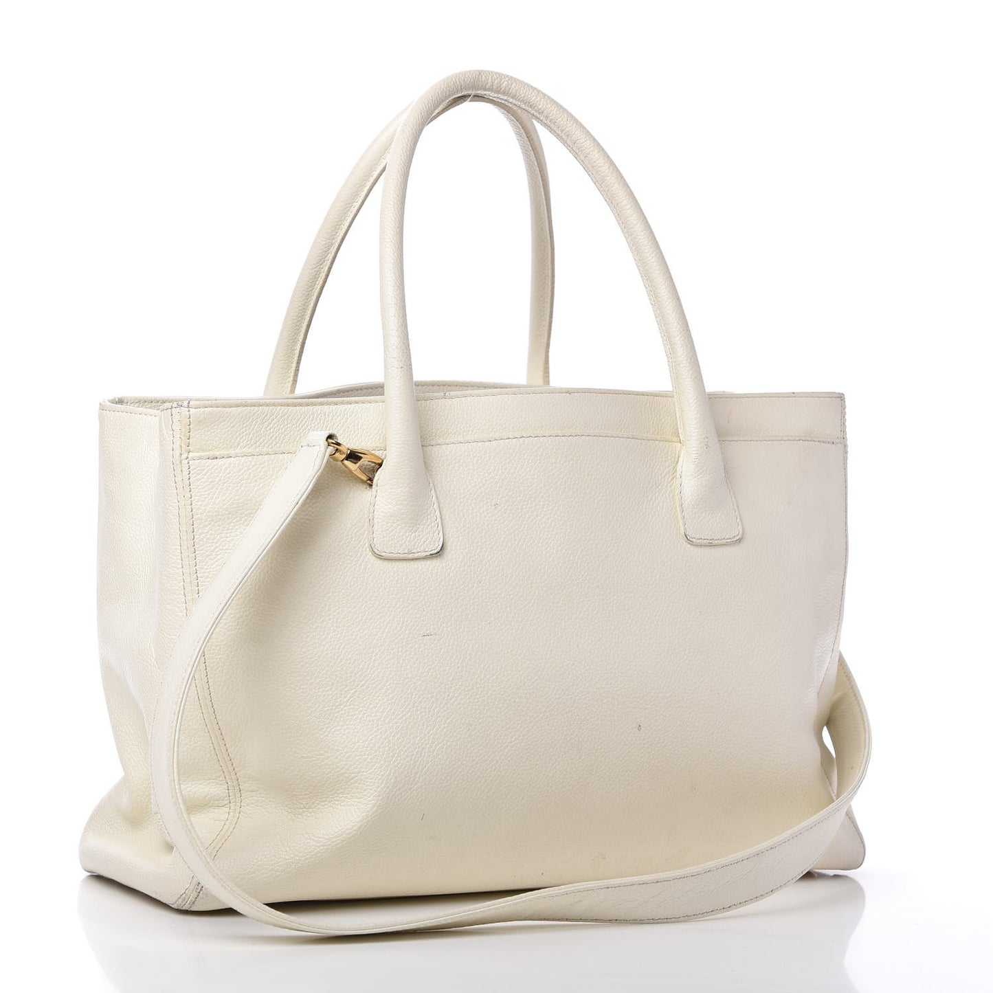 Caviar Cerf Executive Shopper Tote White