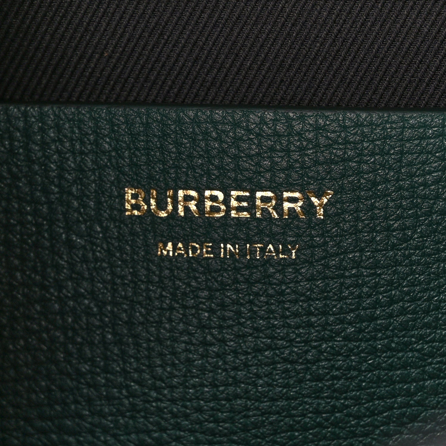 Burberry Derby Calfskin House Check Small Macken Crossbody Bag Green 6 of 13
