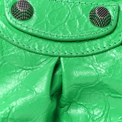 Balenciaga Agneau Arena Le Cagole Shoulder Bag XS Vivid Green 9 of 11