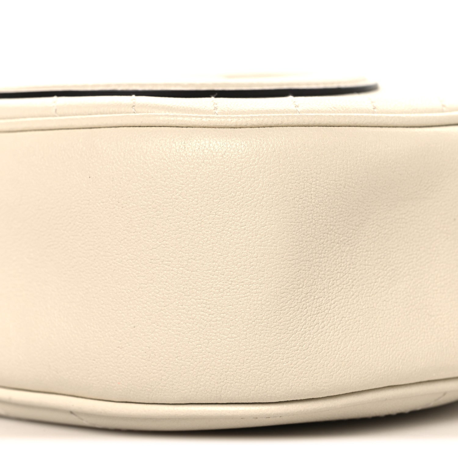 Gucci Sakai Be Green Calfskin Diagonal Stitched Mini Blondie Shoulder Bag Mystic White 10 of 10