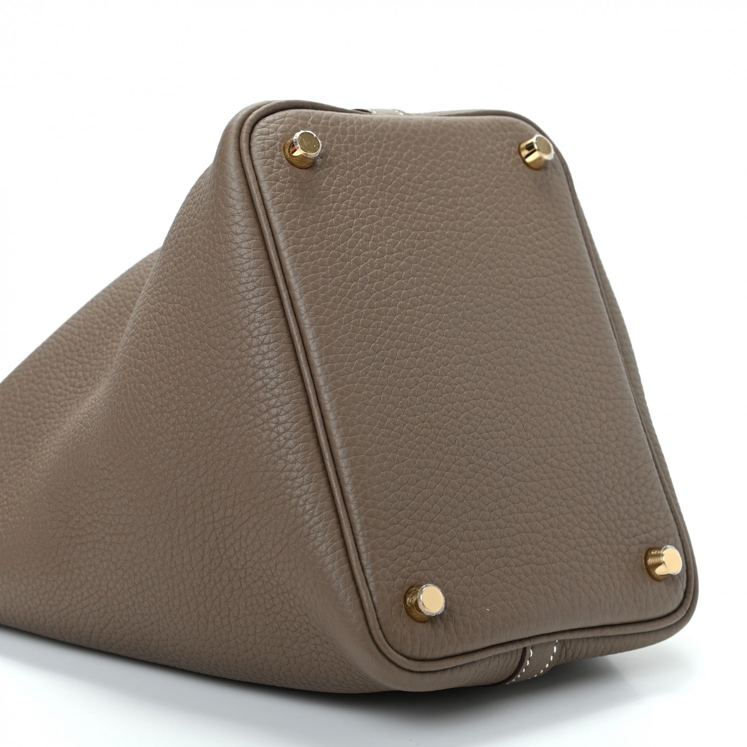 Hermes Taurillon Clemence Picotin Lock 18 PM Etoupe 6 of 10