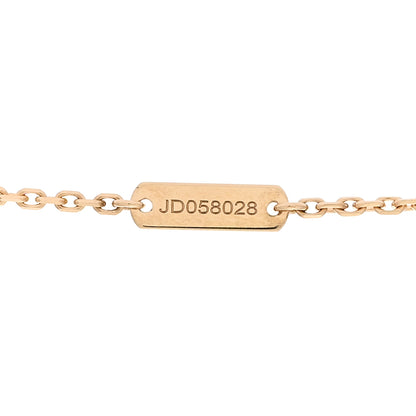 Van Cleef & Arpels 18K Yellow Gold Guilloche Vintage Alhambra Pendant Necklace 4 of 6