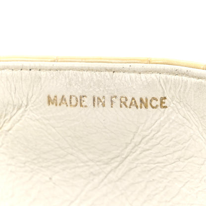 Chanel Coated Canvas Quilted Lips and Kisses Graffiti XL Jumbo Single Flap White Multicolor 7 of 13