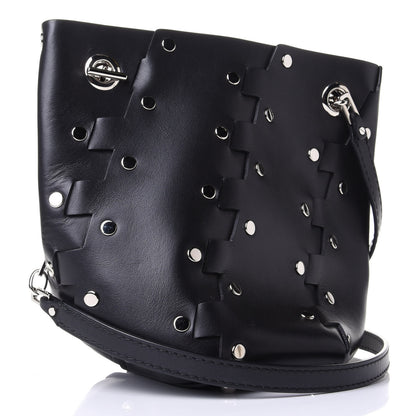 Proenza Schouler Calfskin Mini Hex Bucket Black 2 of 3